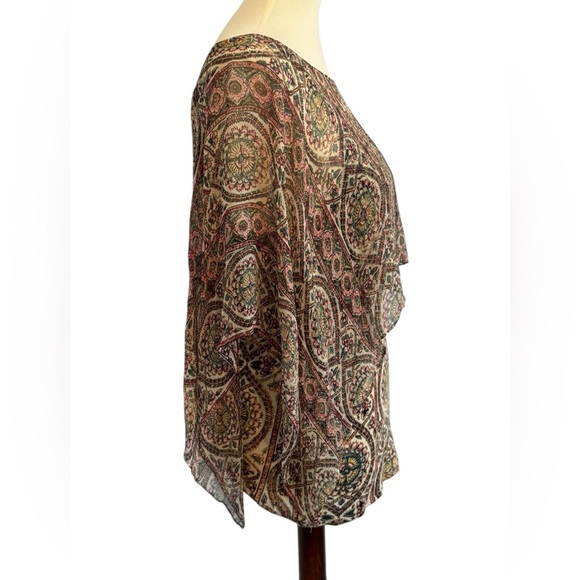 Anthropologie Multicolor Patterned Blouse - Picture 3 of 11